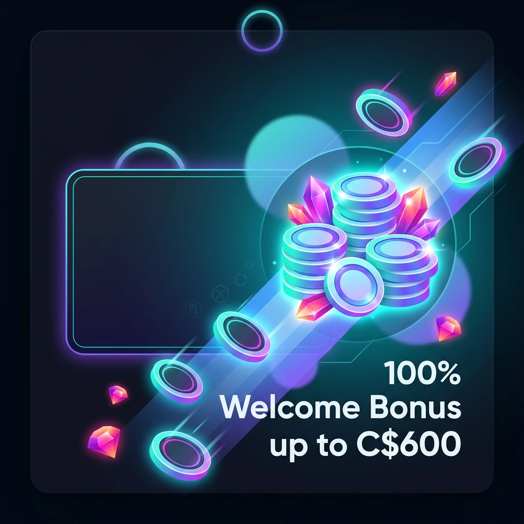 100% Welcome Bonus up to C$600